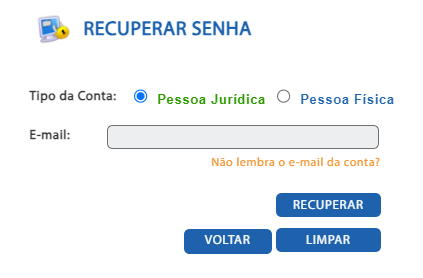 Recuperar Senha